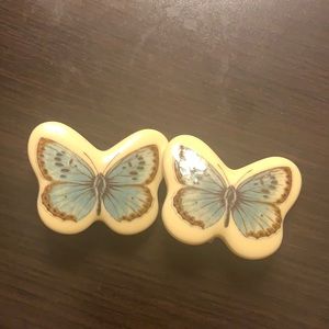 vintage butterfly earrings